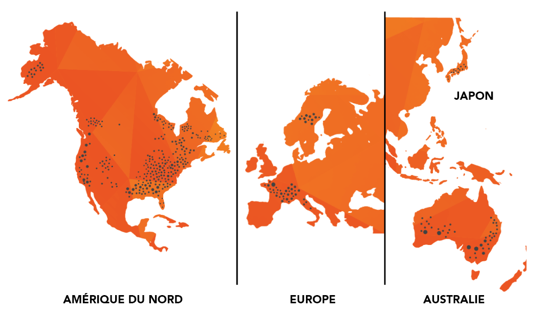 Un réseau mondial avec un service de proximité
